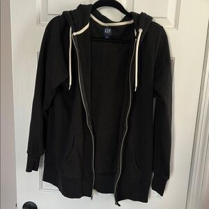 GAP Black Zip-Up Hoodie